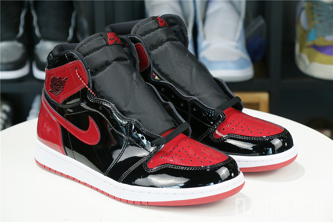 Air Jordan 1 Retro High OG Patent Bred 2021 (LN5 A1 Batch)