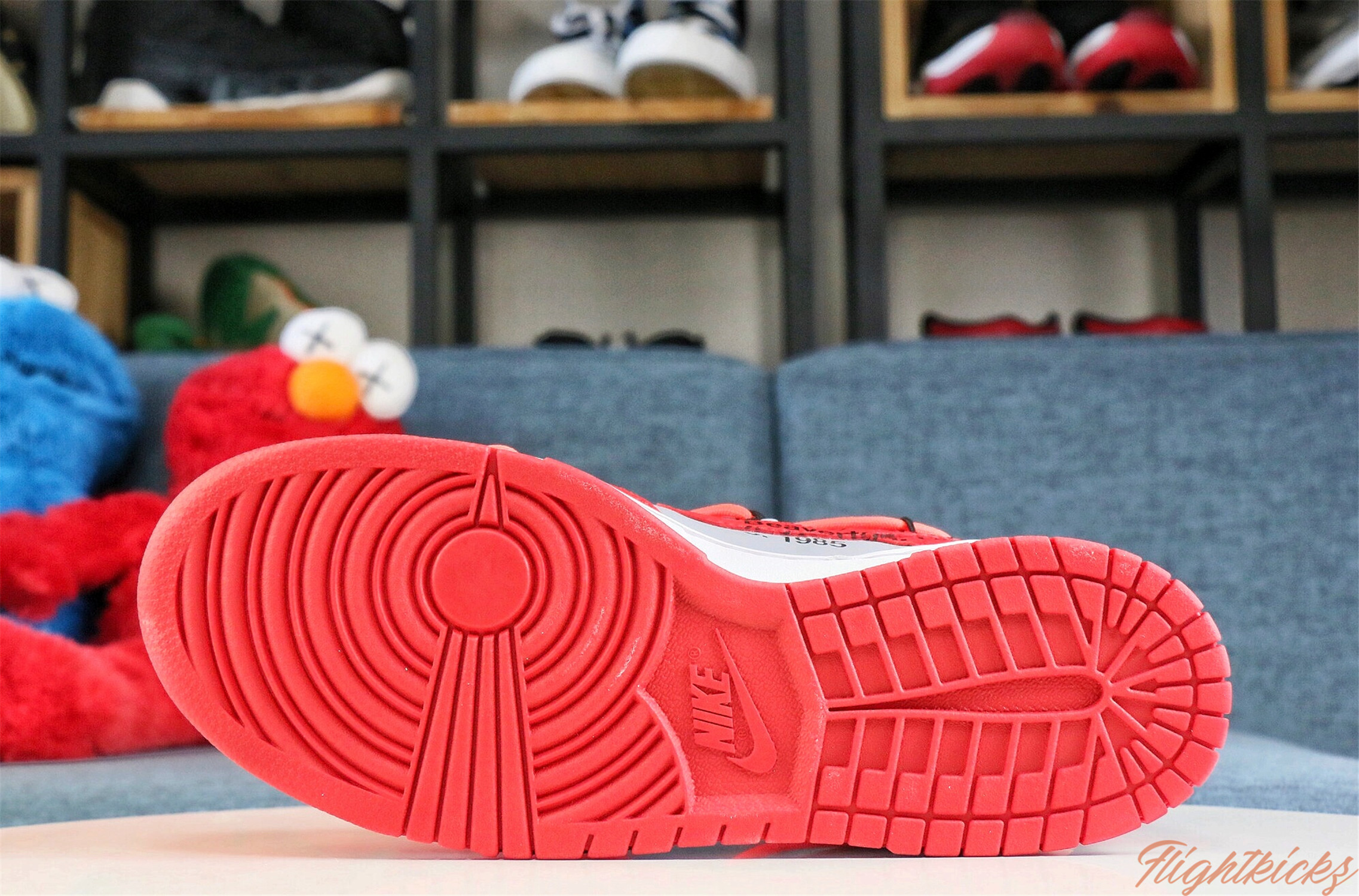 Off White X Nike SB Dunk University Red 2019(LN5 A1 Batch)