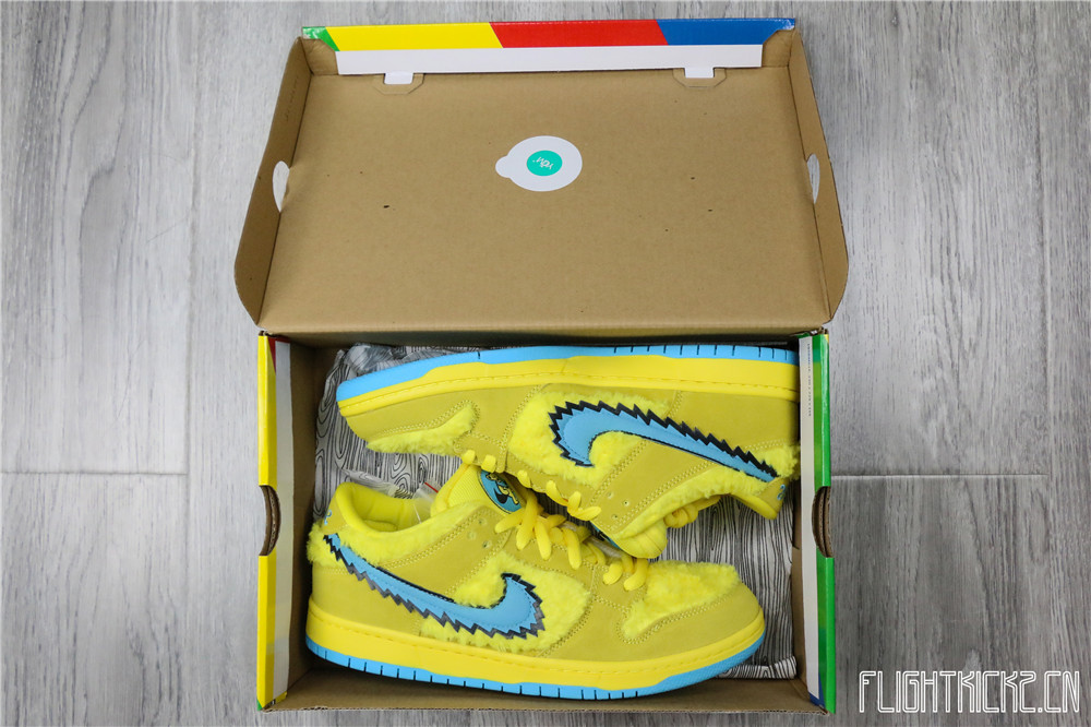 Grateful Dead x Nike SB Dunk Low Yellow