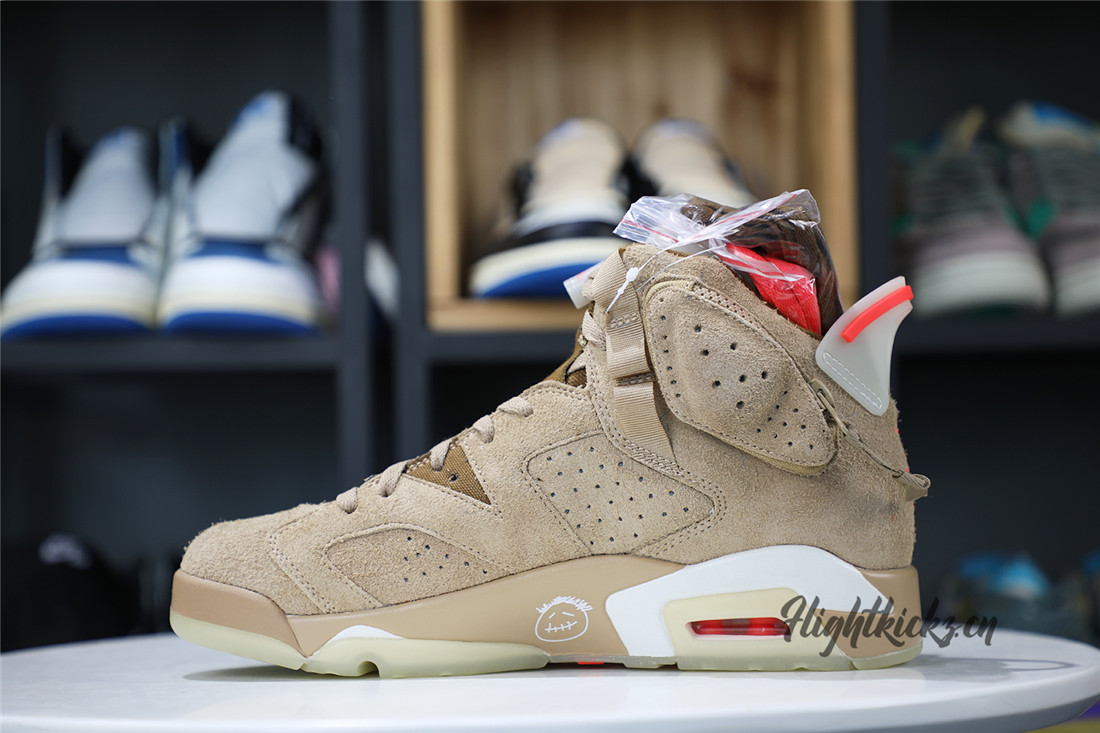 Travis Scott X Air Jordan 6 Retro “British Khaki”