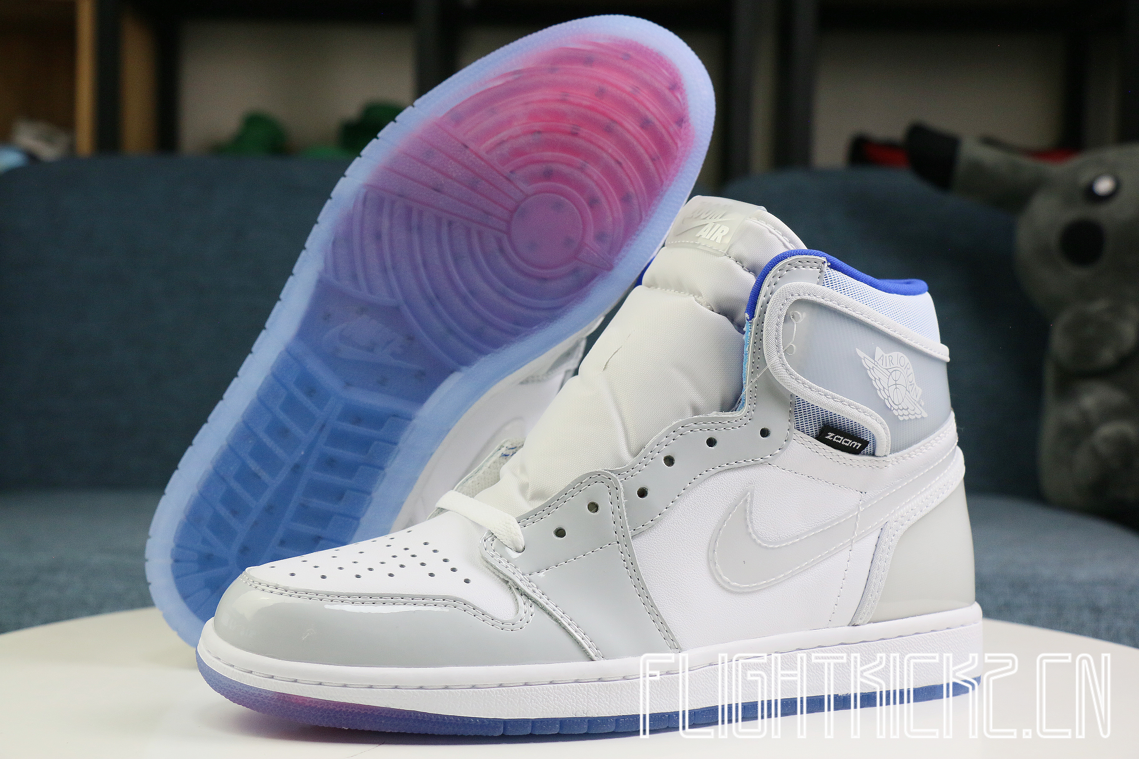 Jordan 1 Retro High Zoom White Racer Blue 2020
