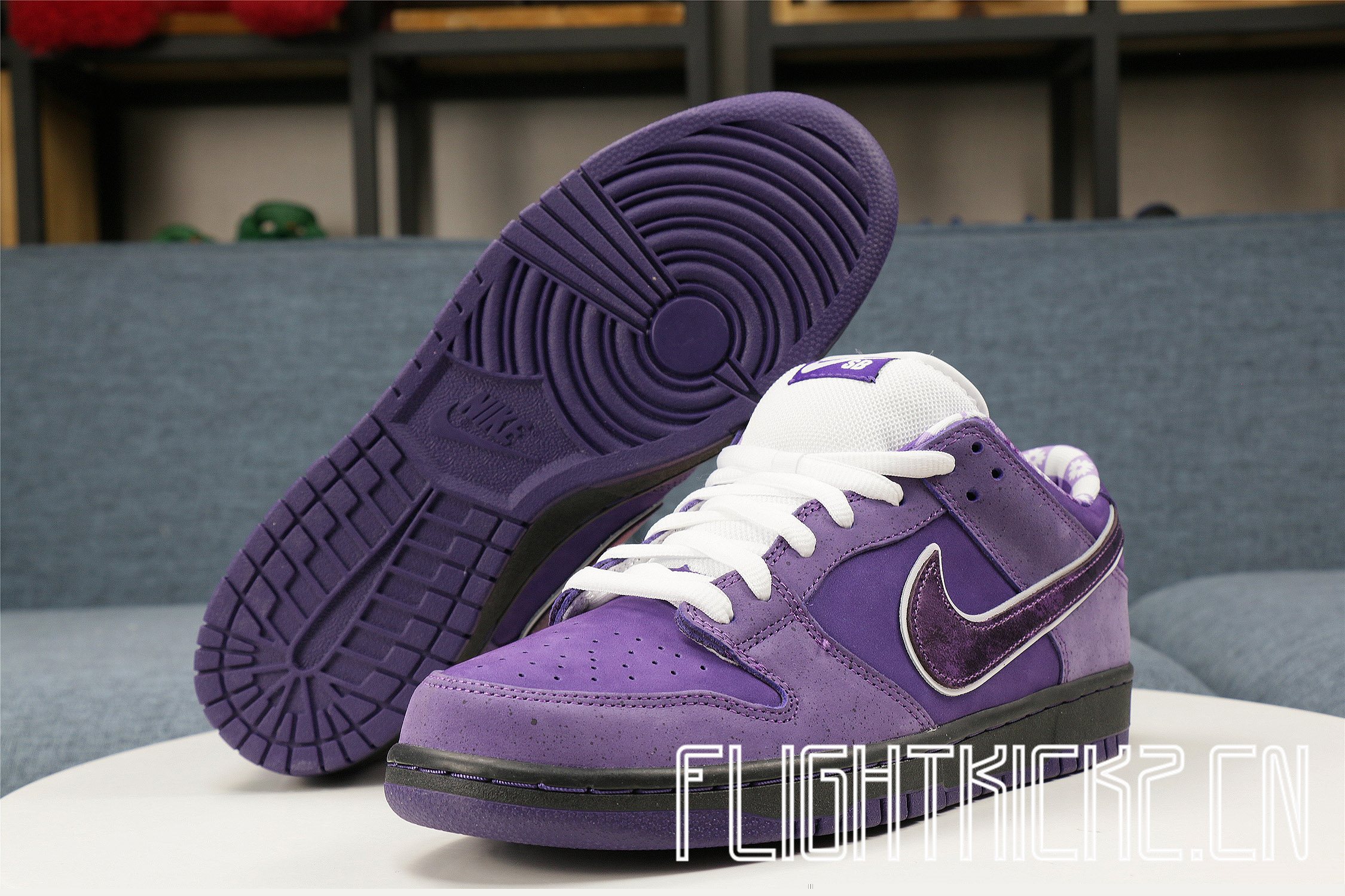 Nike Sb Dunk Low Pro Og Qs Purple Lobster(LN5 A1 Batch)