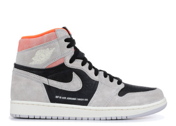 Air Jordan 1 Retro High OG Grey Crimson 2019