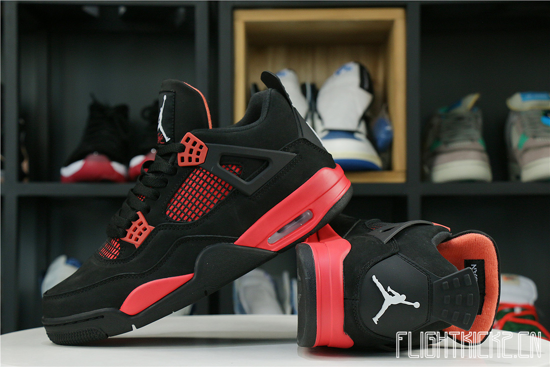 Air Jordan 4 Red Thunder 2021(LN5 A1 Batch)