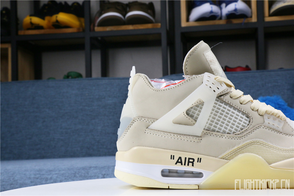 Off White x Air Jordan 4 Sail 2020 (LN5 A1 Batch)