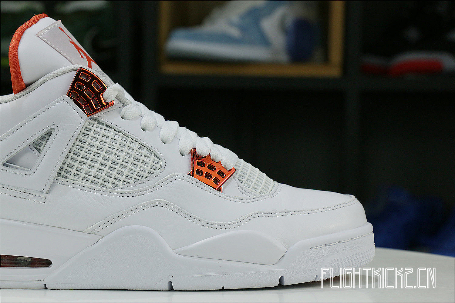 Air Jordan 4 Retro Orange Metallic 2020(LN5 A1 Batch)