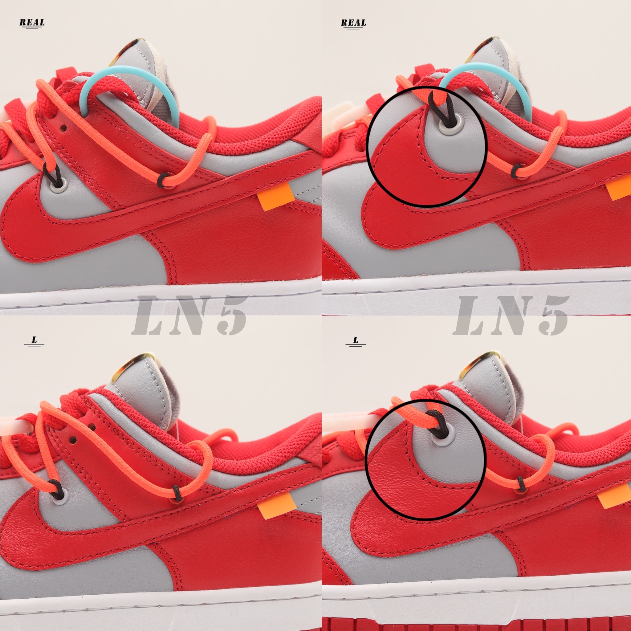 Off White X Nike SB Dunk University Red 2019(LN5 A1 Batch)