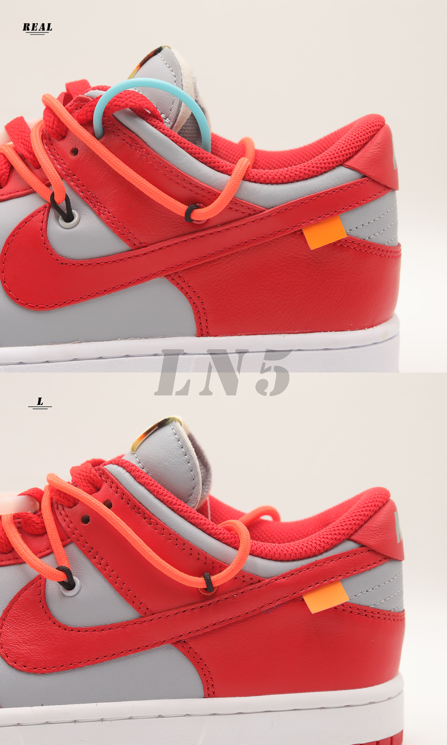Off White X Nike SB Dunk University Red 2019(LN5 A1 Batch)