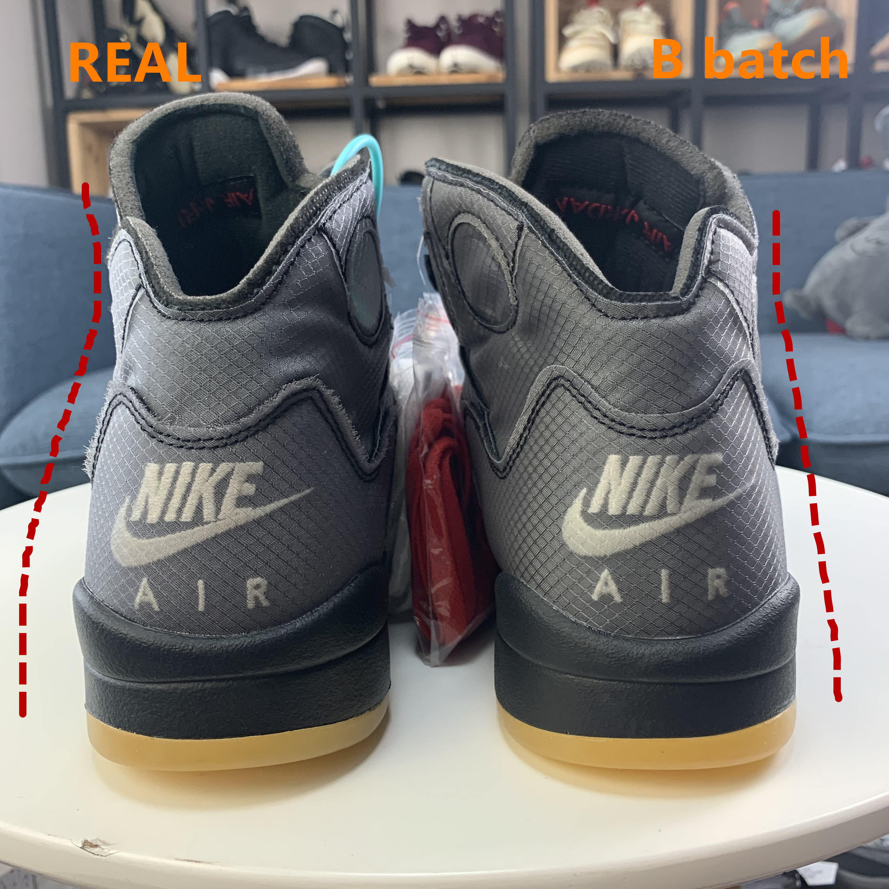 Off White x Air Jordan 5 Retro SP Muslin (LN5 A1 Batch)