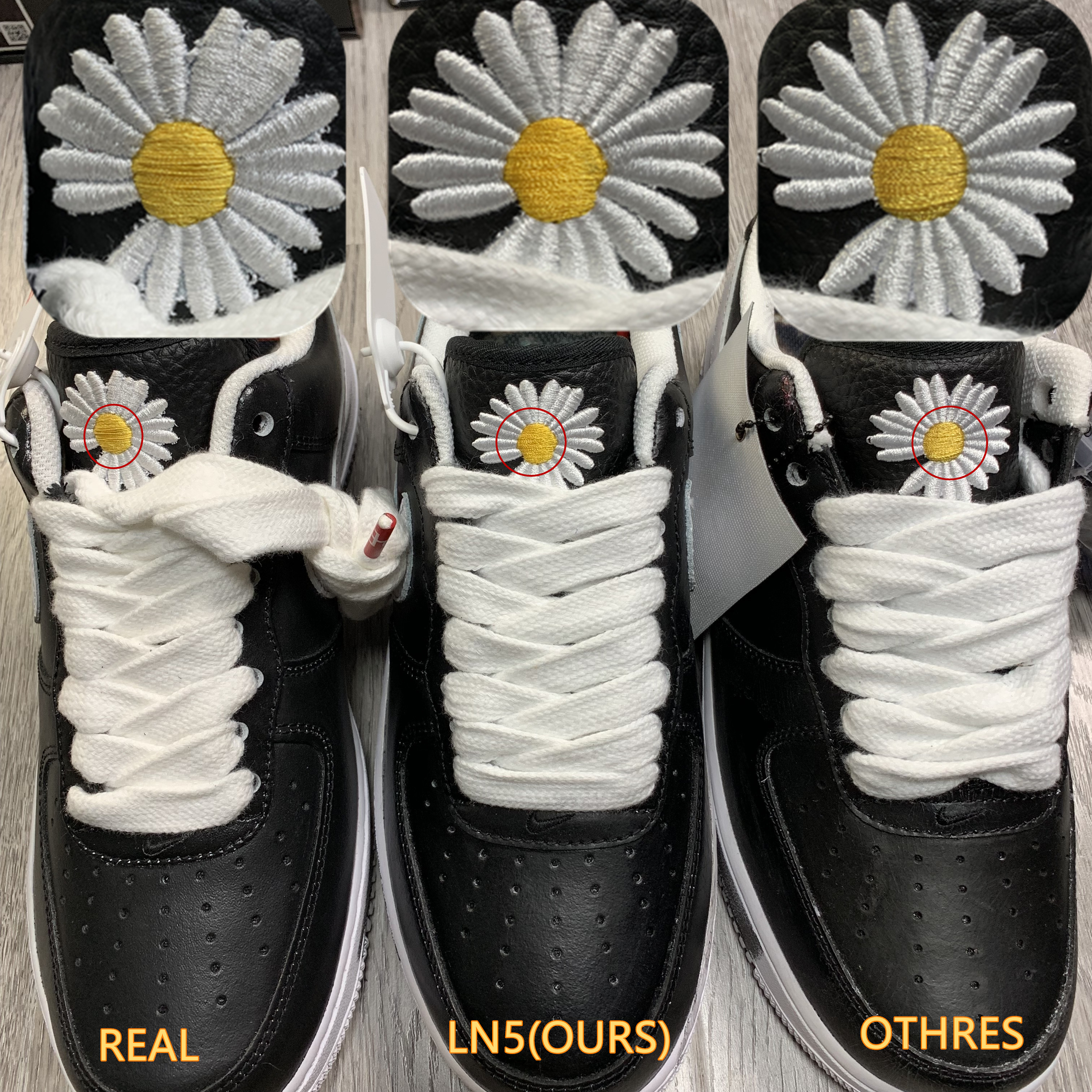 PEACEMINUSONE x Nike Air Force 1 Low Para-noise Black White