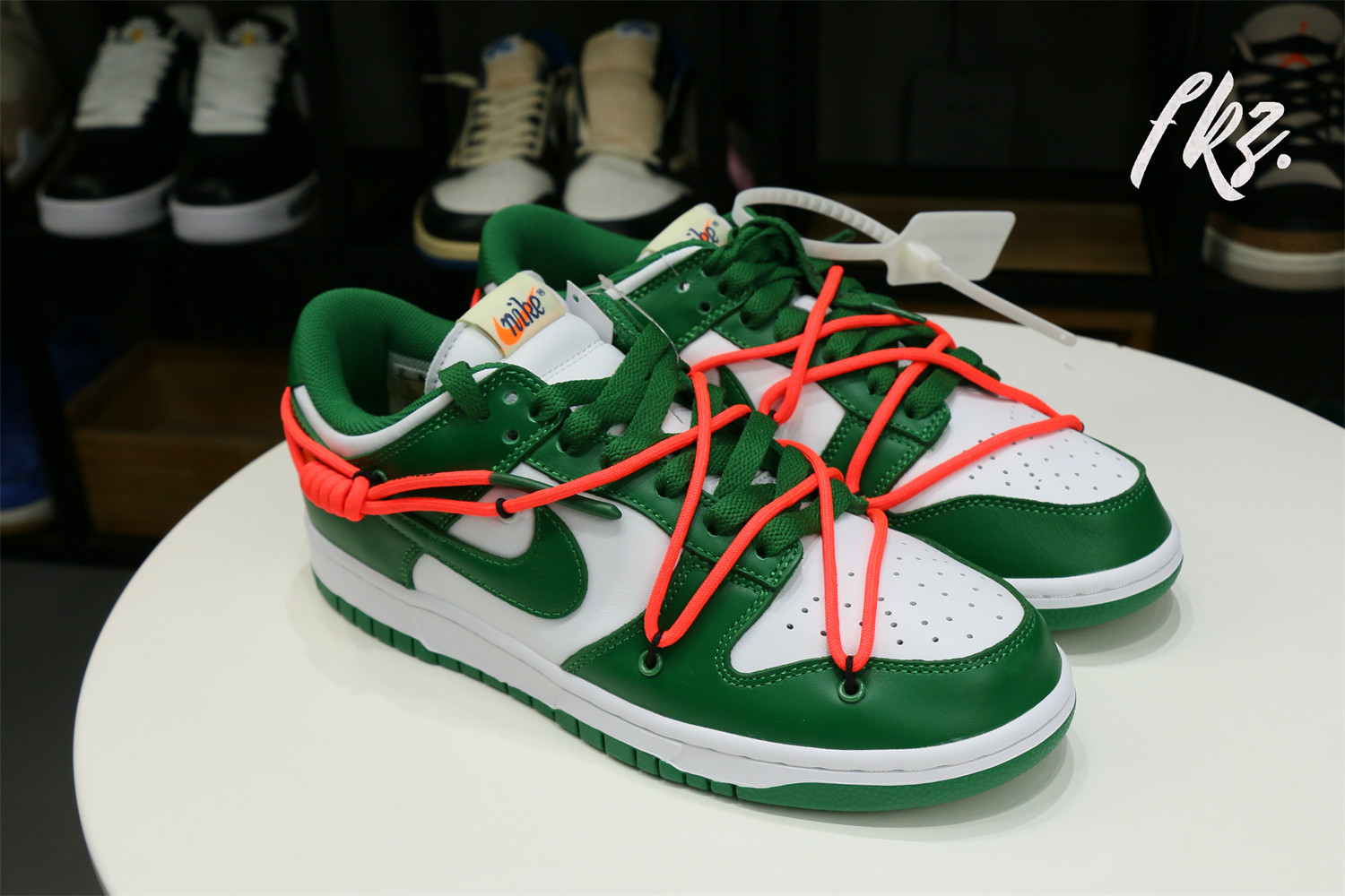 Off White X Nike SB Dunk Pine Green 2019(LN5 A1 Batch)