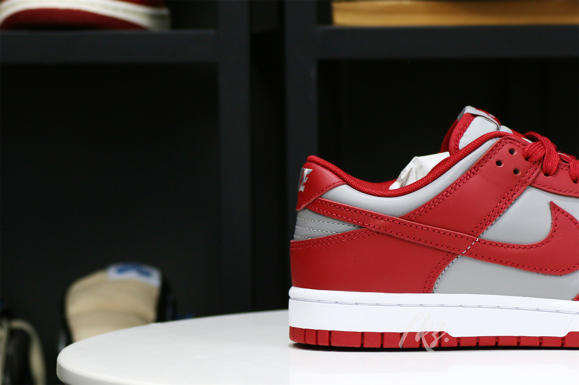 Nike Dunk Low Retro Medium Grey Varsity Red UNLV (2021)(LN5 A1 Batch)