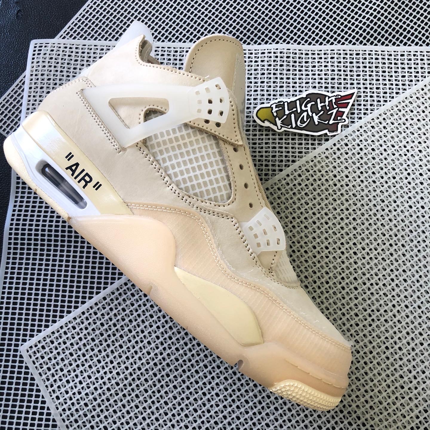 Off White x Air Jordan 4 Sail 2020 (LN5 A1 Batch)