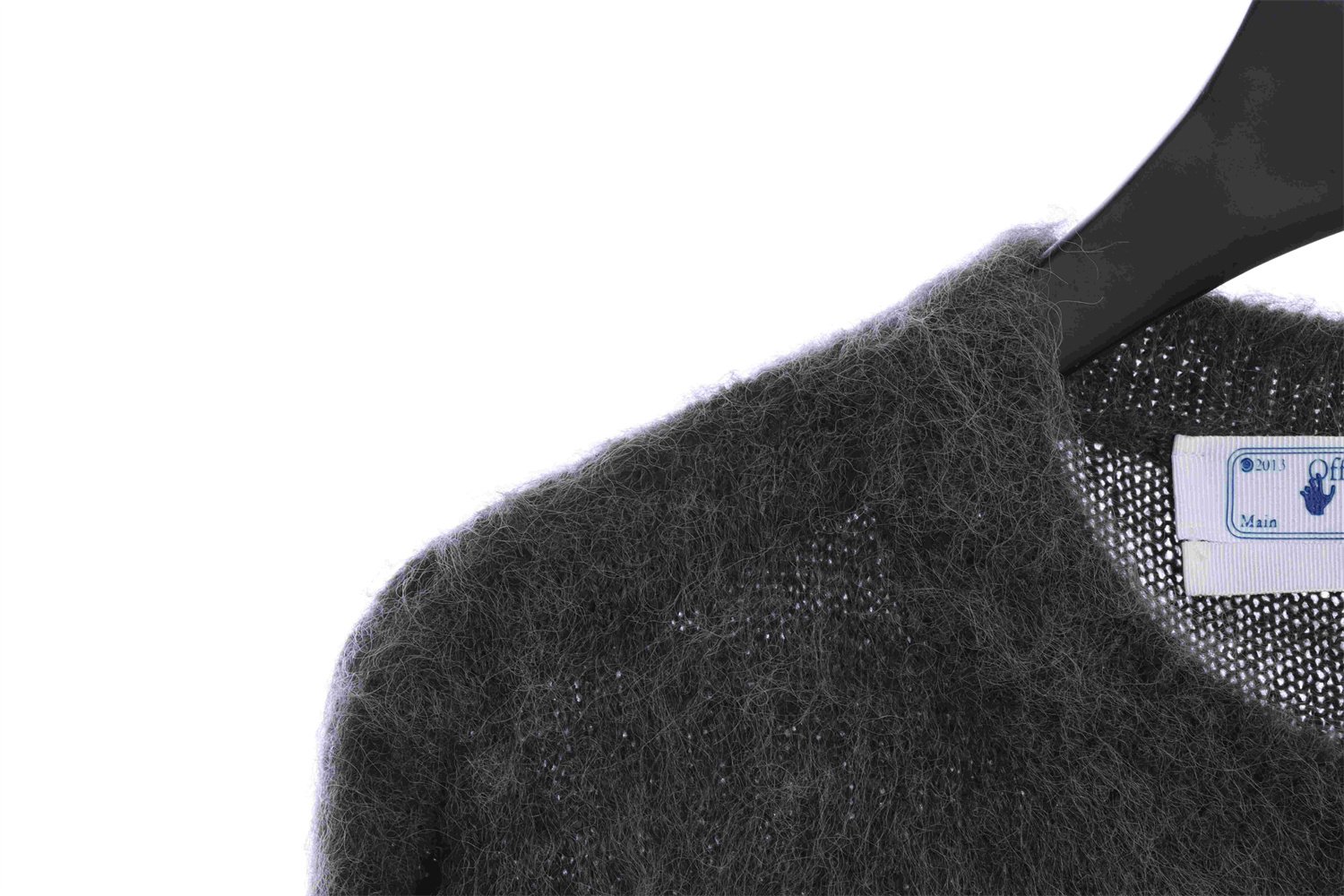 OFF WHITE Mohair Sweater Gradient 3