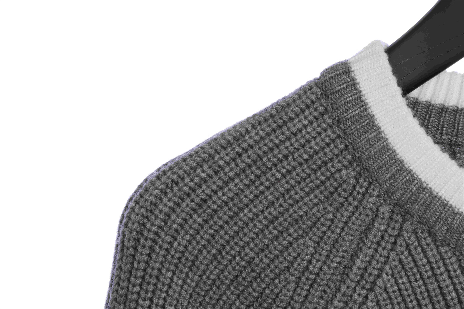 ThomBrowne New Season 22Ss Four-Stripe Pullover Long Sleeve Crewneck Sweater