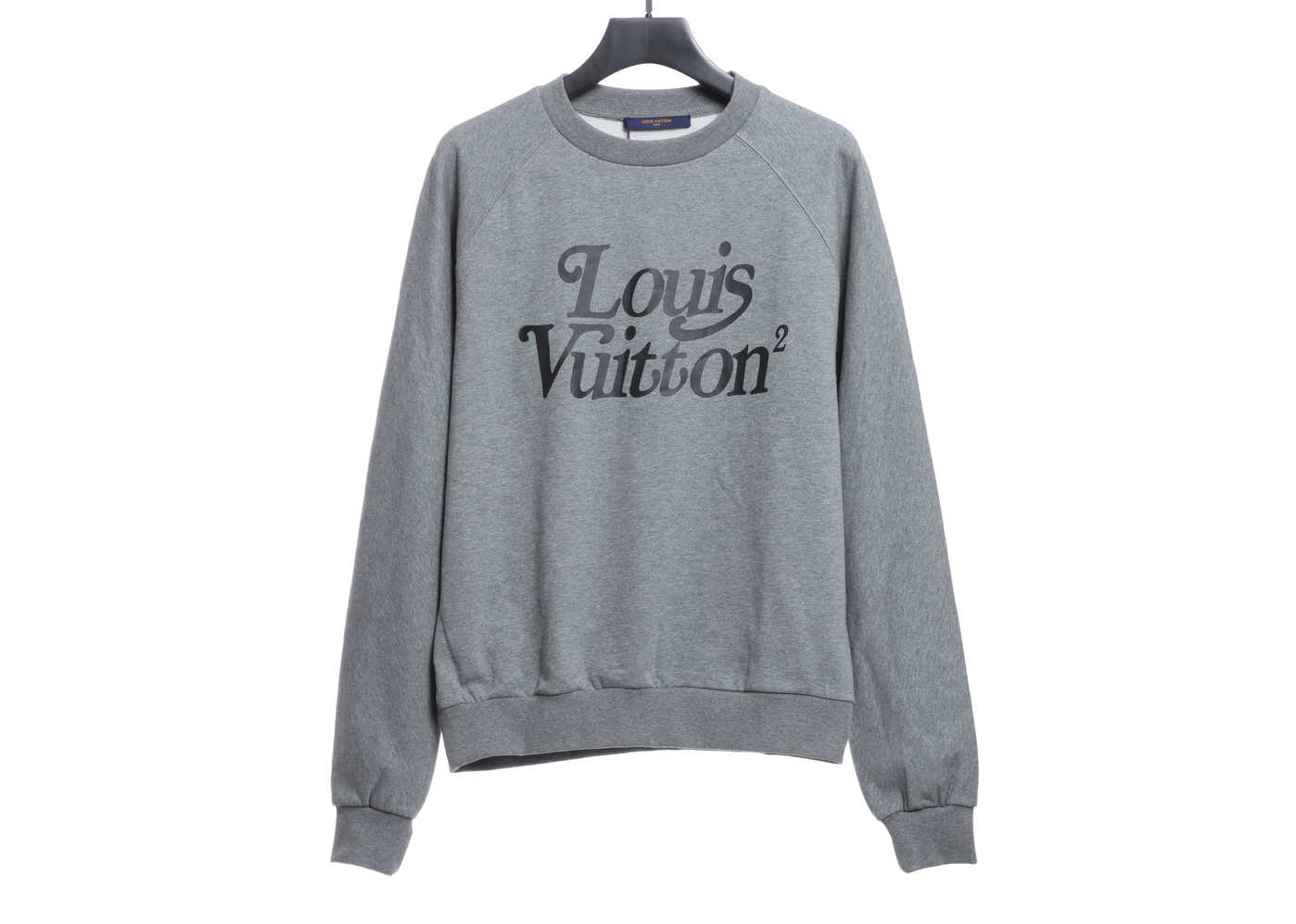 L× Nigo Edition Grey Raglan Sleeve Crew Neck Hoodie