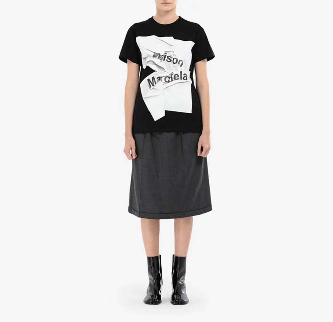 M-rg13la logo-print jersey short sleeves