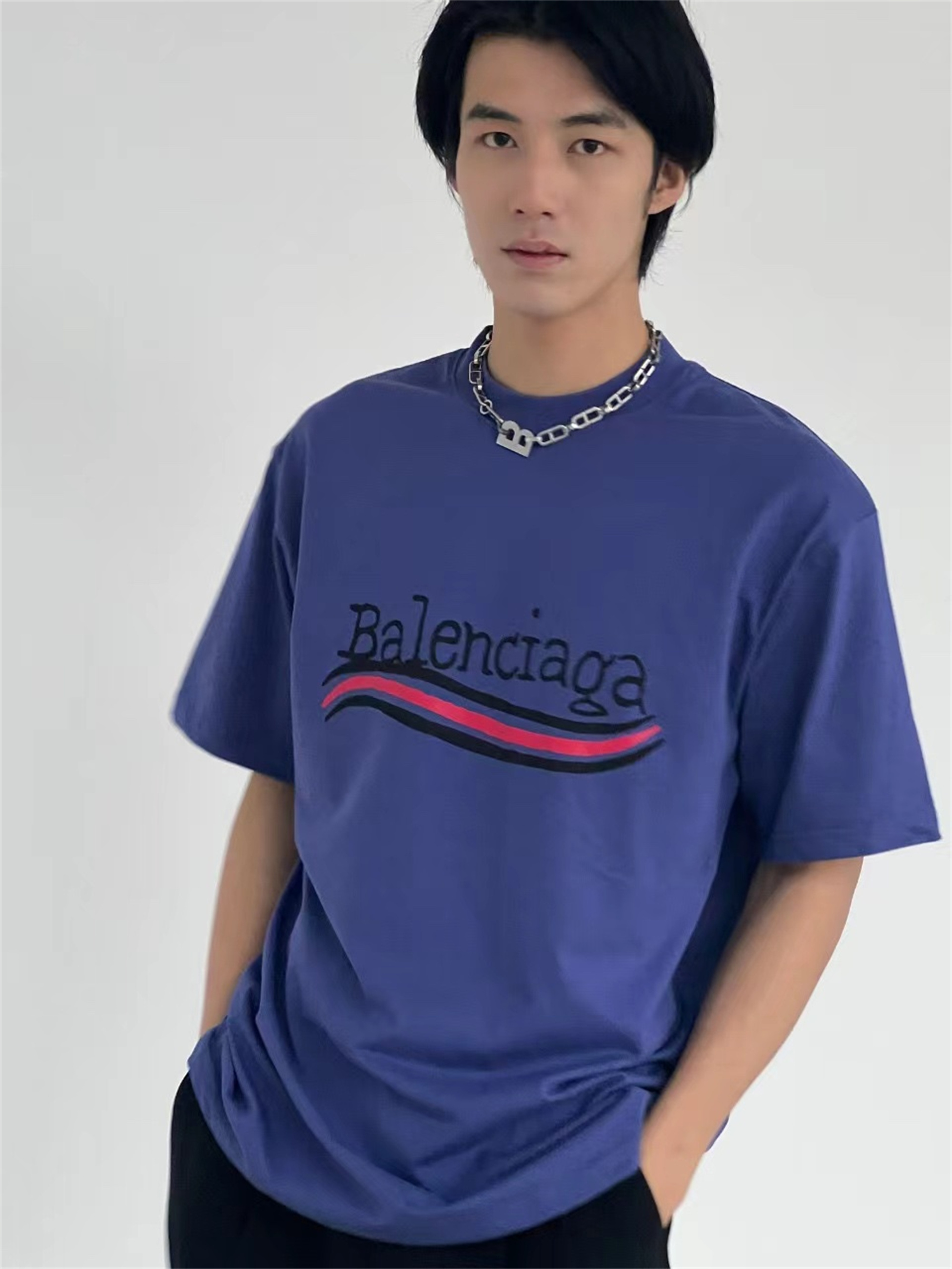 BLCG Front and rear coke graffiti print short sleeve t-shirt