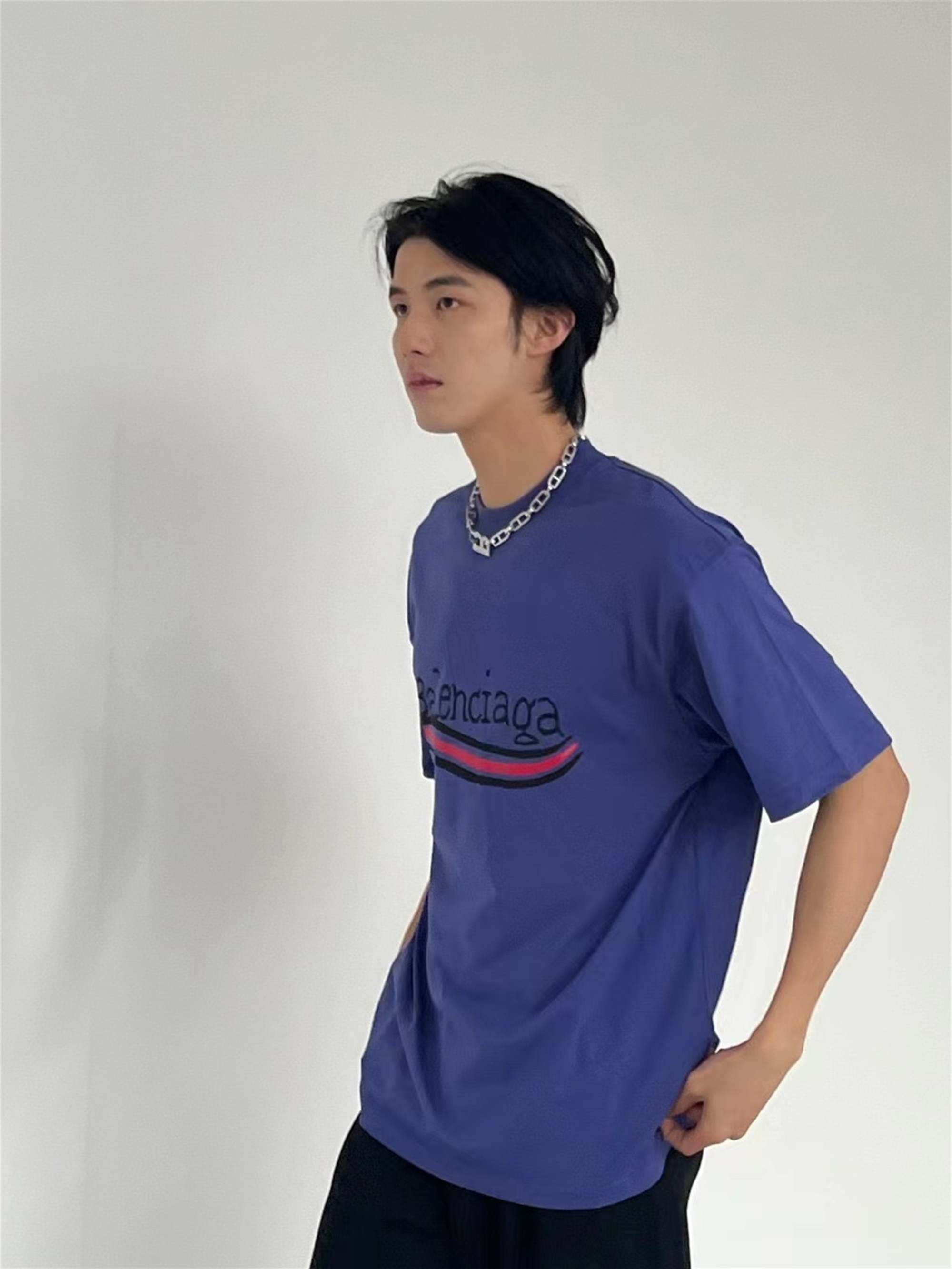 BLCG Front and rear coke graffiti print short sleeve t-shirt