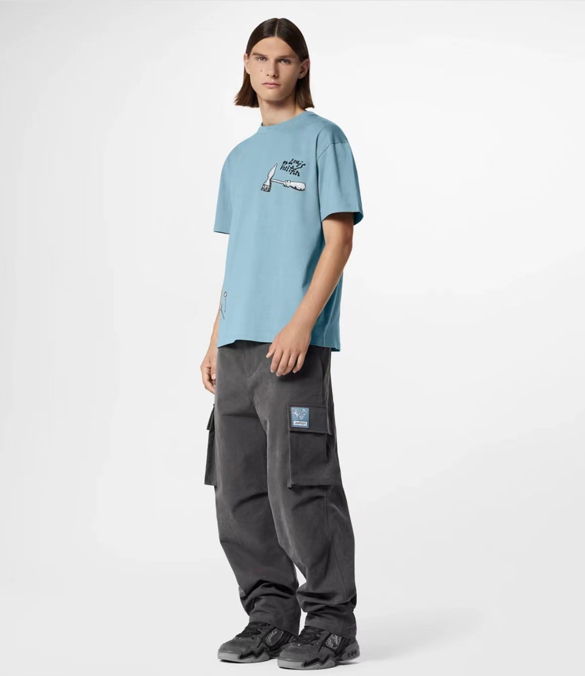 L5 23ss Tools Embroidered Short Sleeve T-Shirt