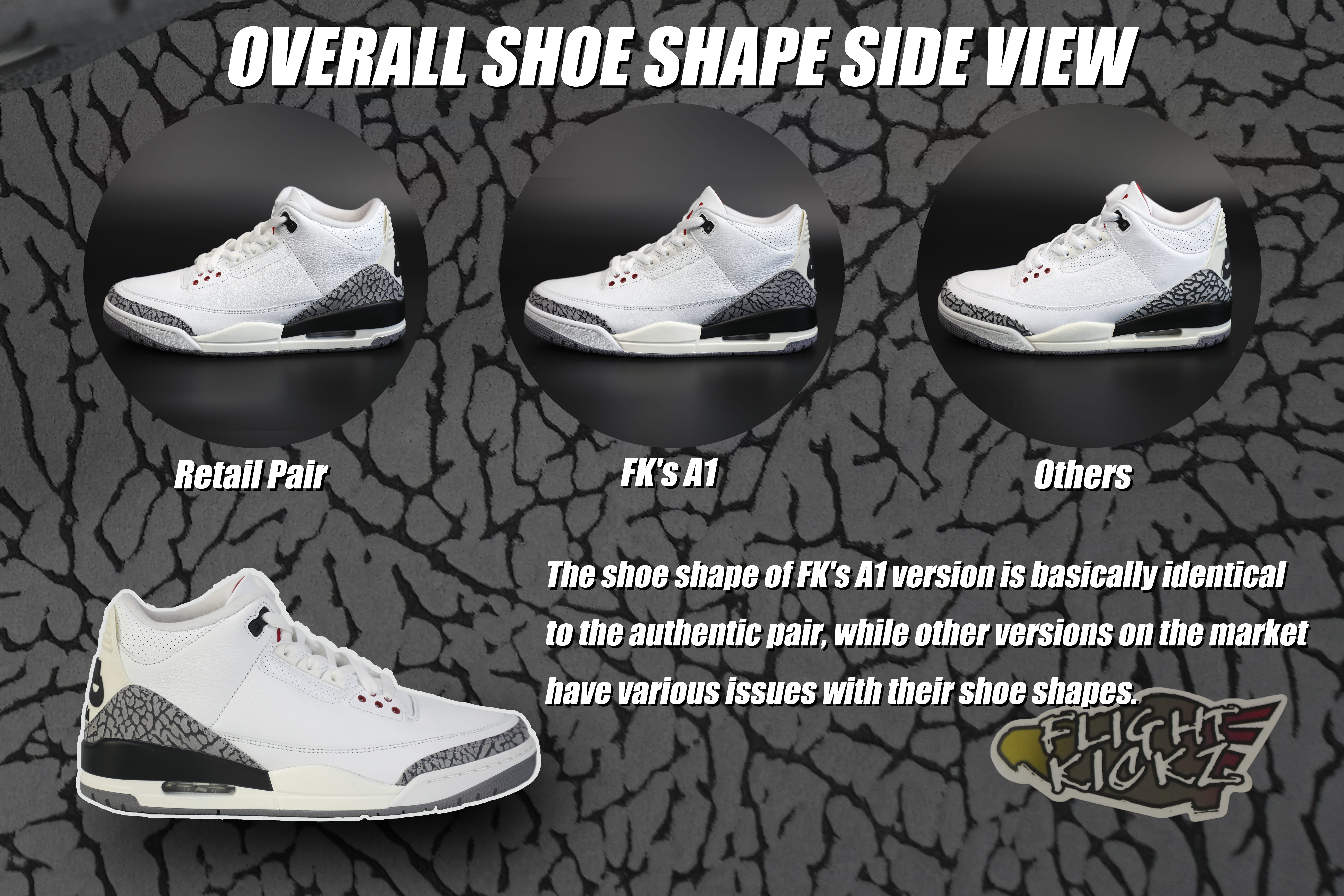 Air Jordan 3 Retro ‘White Cement Reimagined’ 2023 (LN5 A1 Batch)