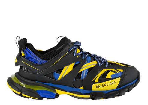 Balenciag* Track Trainer ‘Black Yellow Blue’