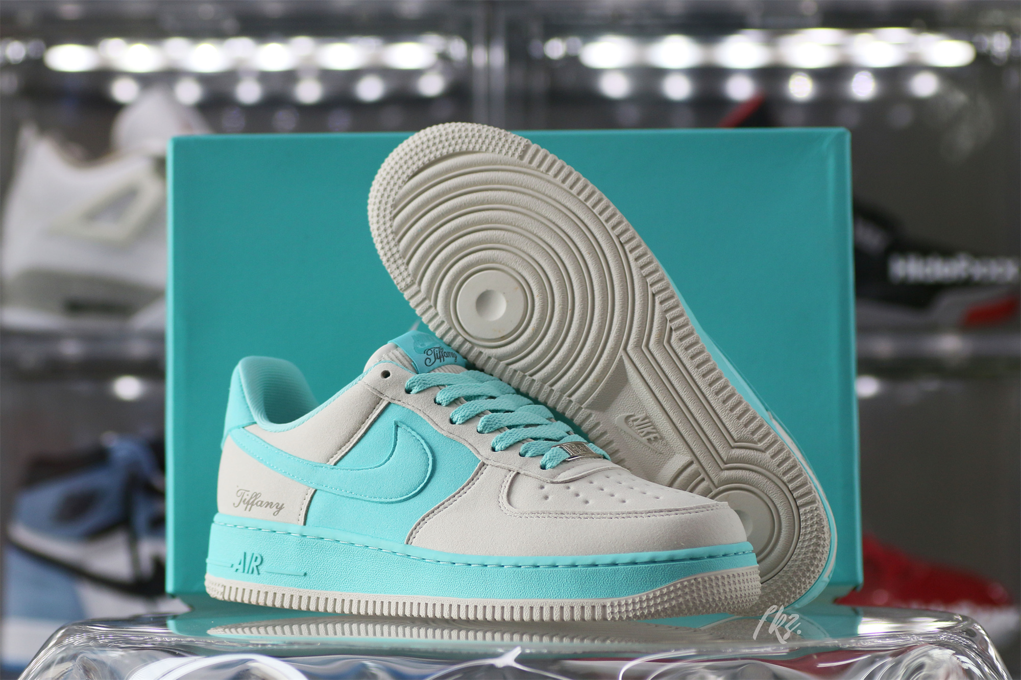 Custom Tiffany x Air Force 1 White Blue
