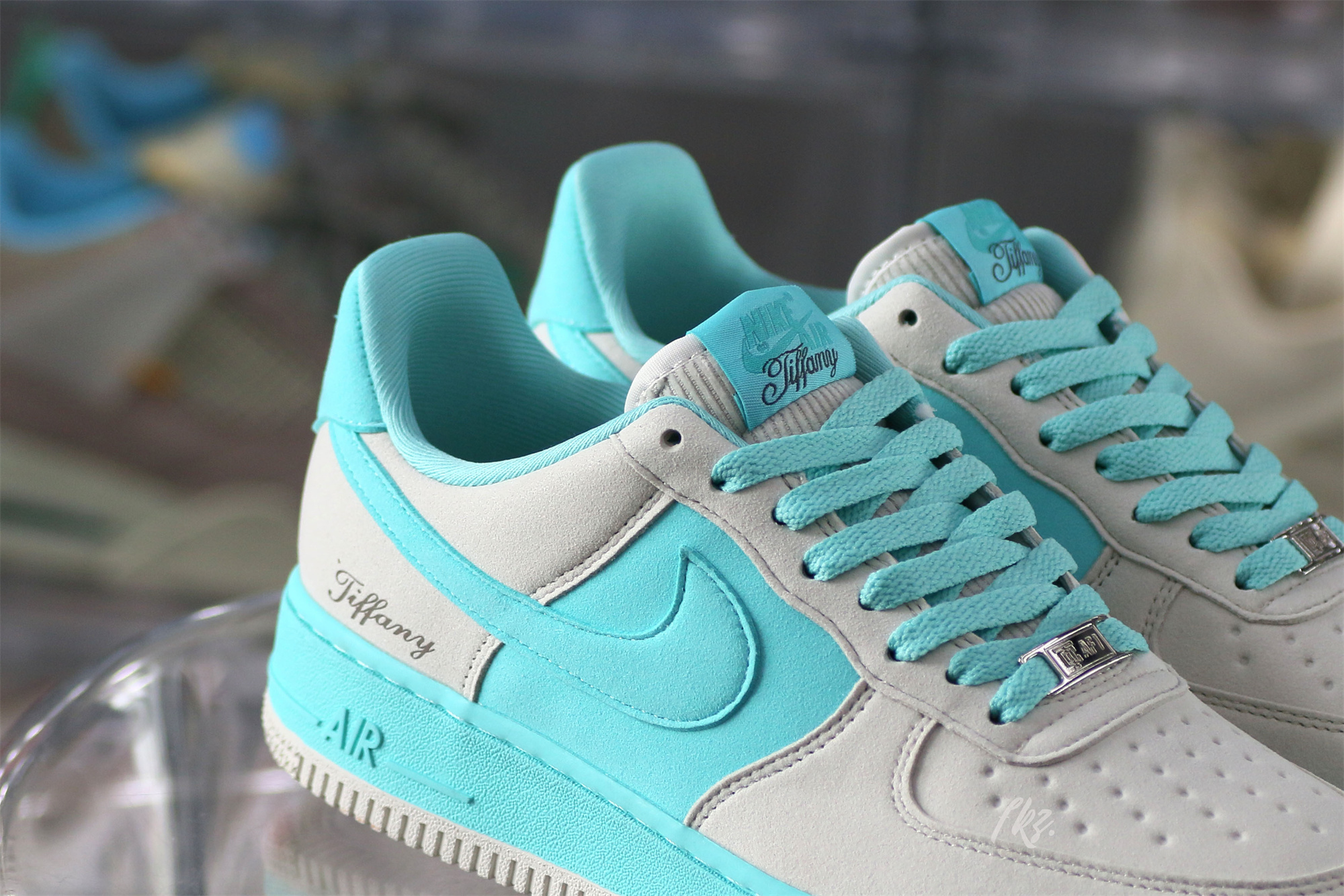 Custom Tiffany x Air Force 1 White Blue