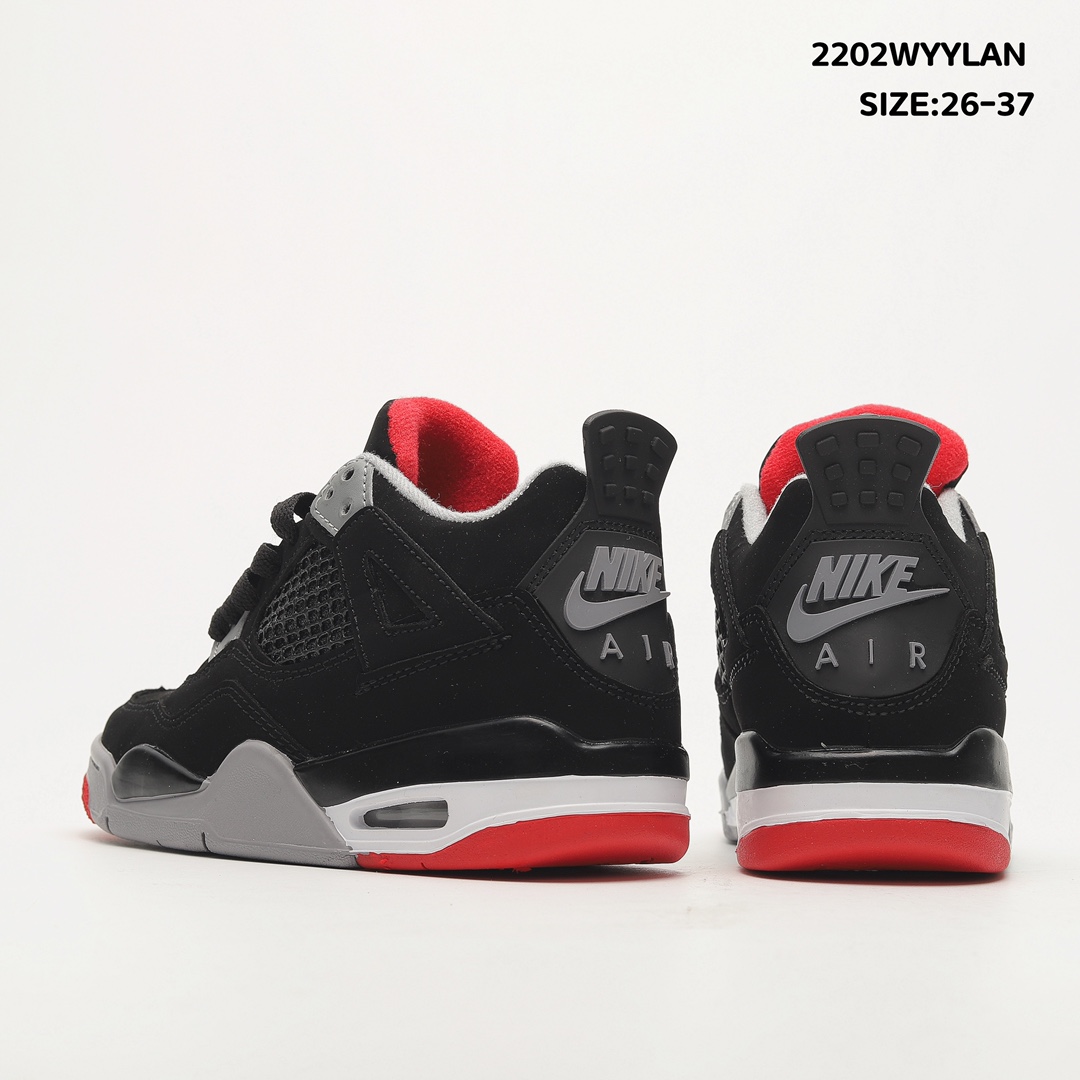 Air Jordan 4 Retro Bred 2019 Toddler