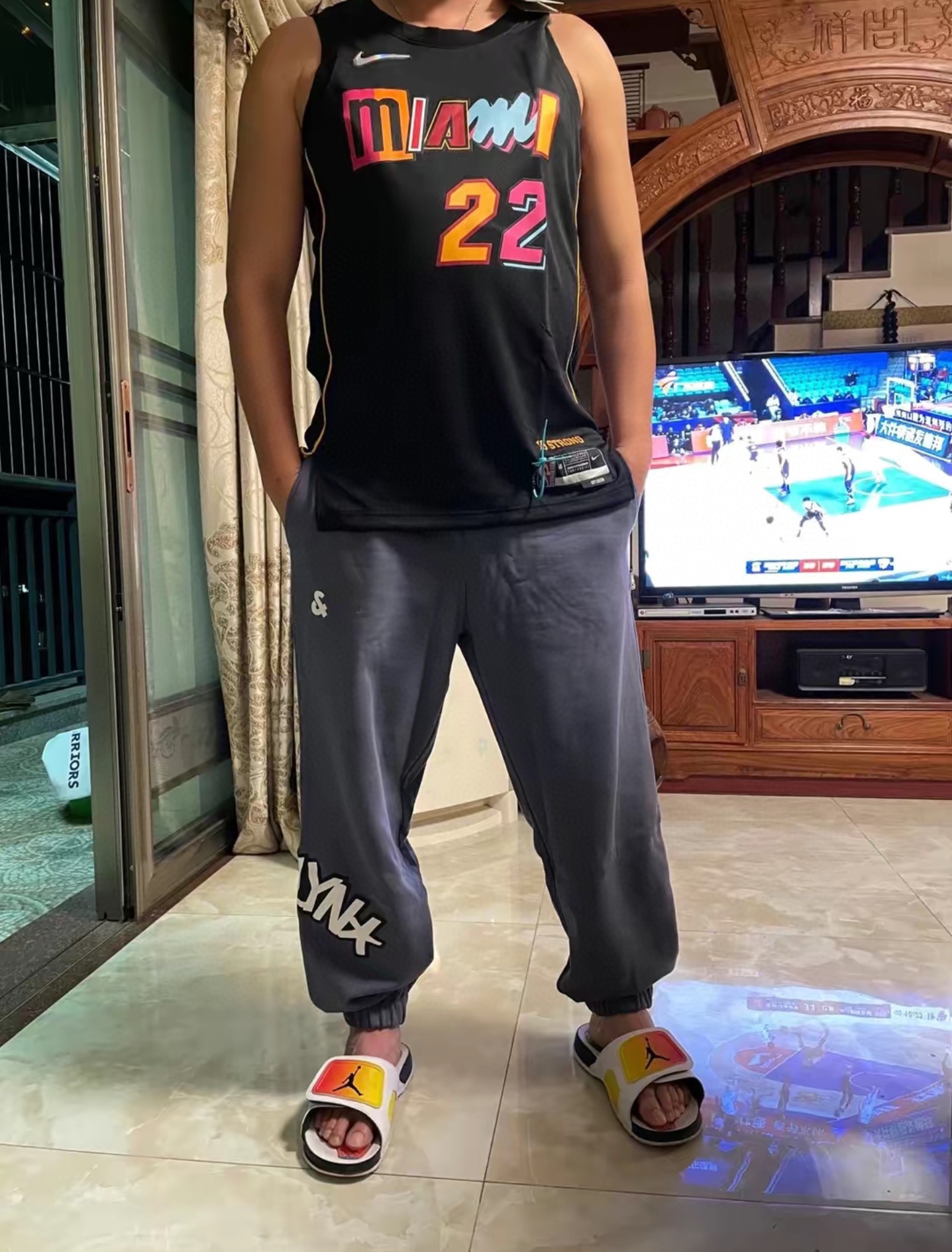 Heat Retro City Edition Wade No. 22 Jersey