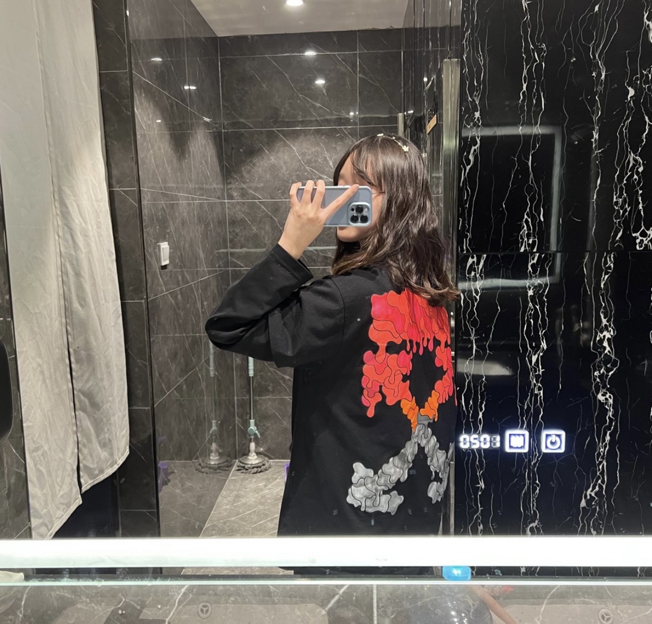 OW red ash dissolving graded short sleeves