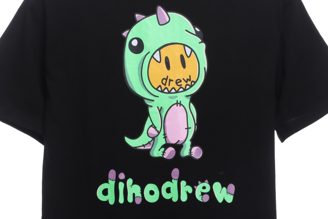 DREW cartoon dinosaur printing short sleeves