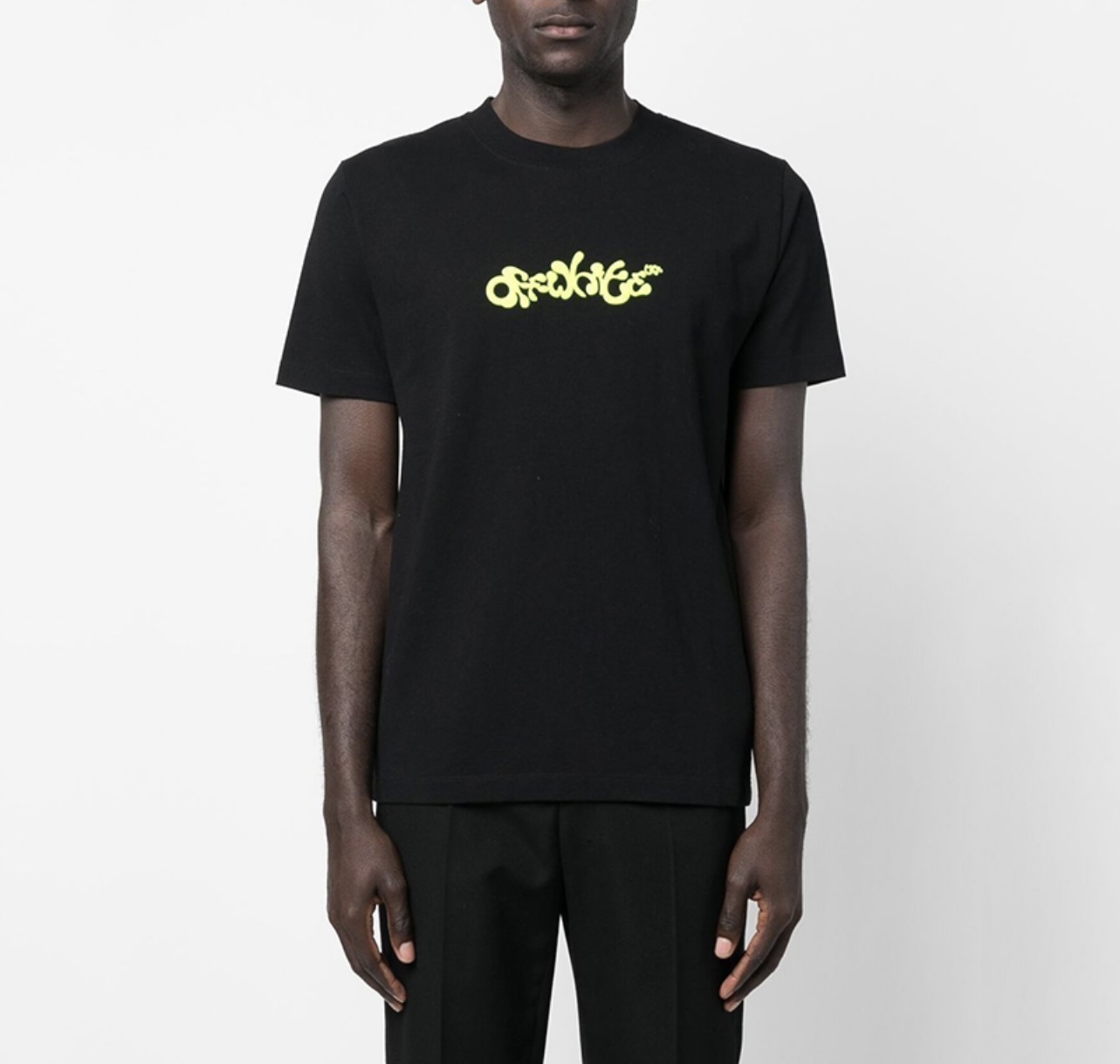 OW green paint letter arrowhead short sleeves