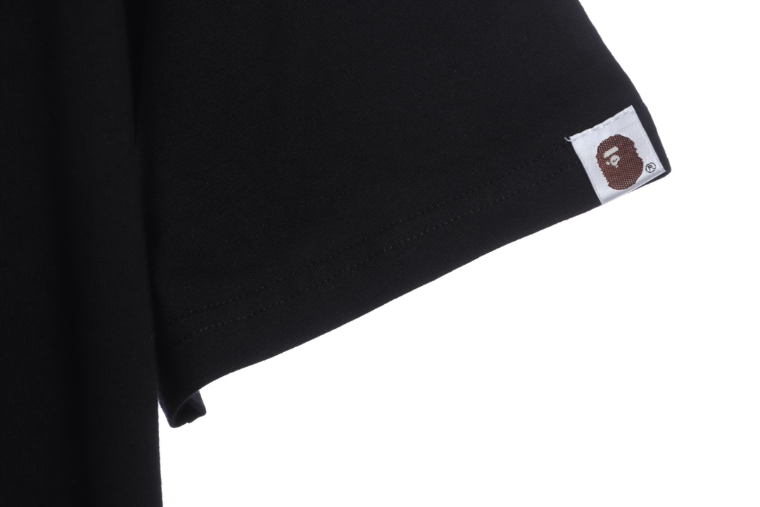 BAPE ape head logo colorful print short sleeves