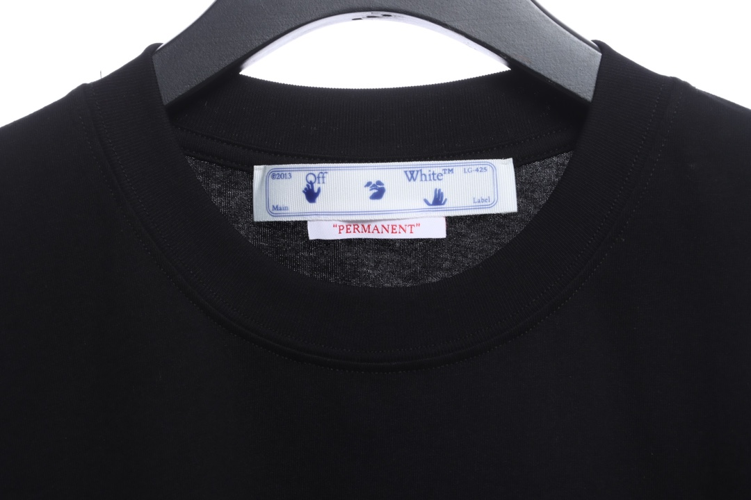 OW graffiti brush zebra crossing short sleeve