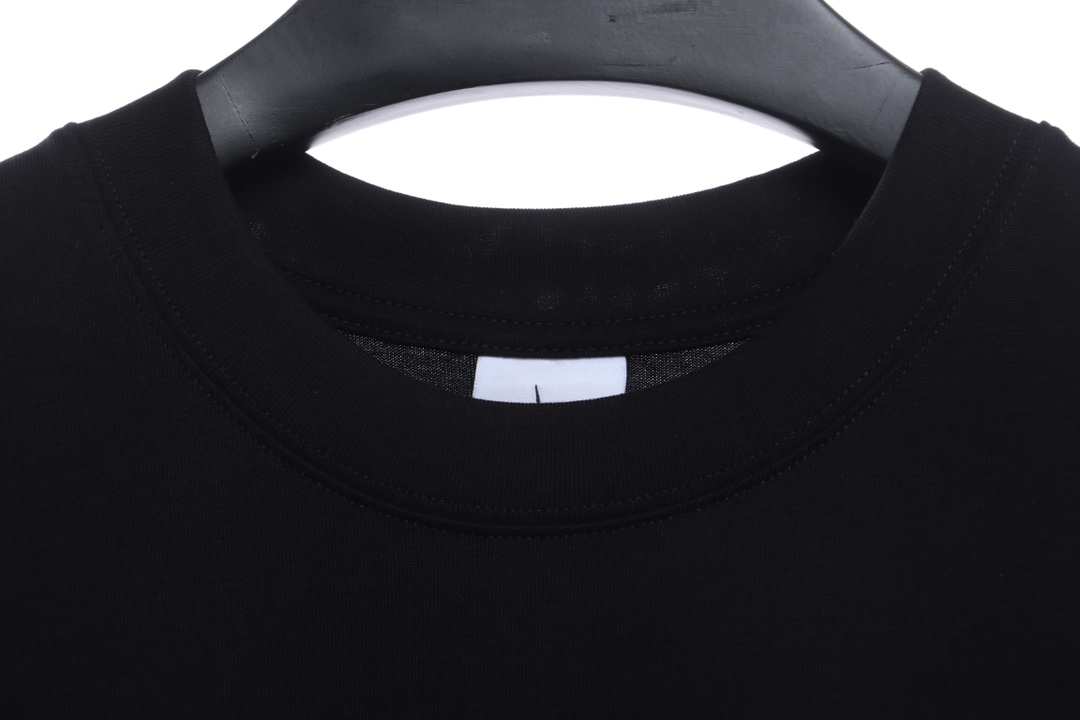 Nike co-OW asymmetrical hem letter printing short sleeves