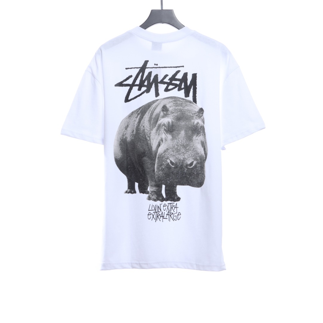 Stussy hippo print short sleeves