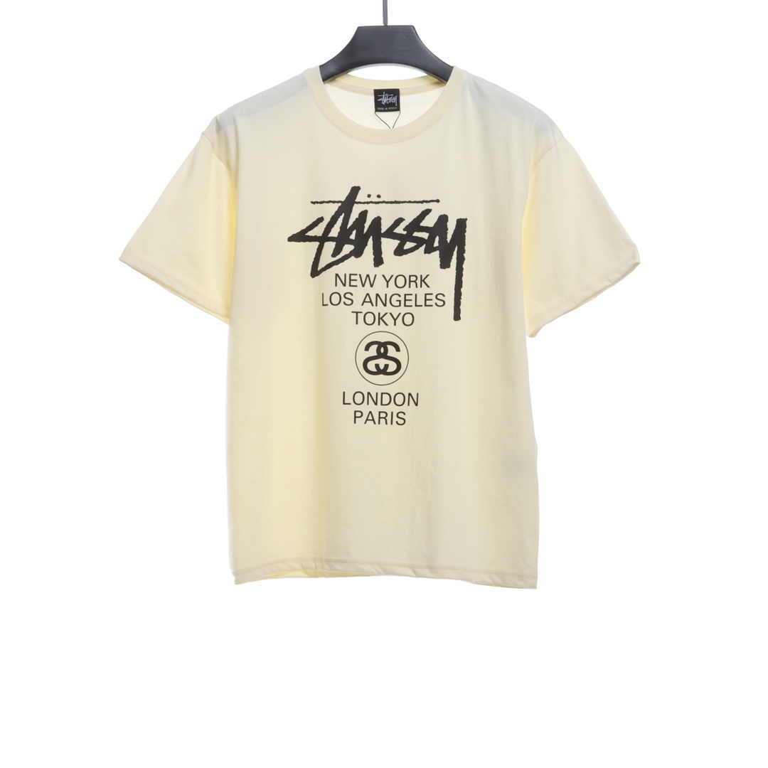 Stussy Classic World Tour Printing short sleeves