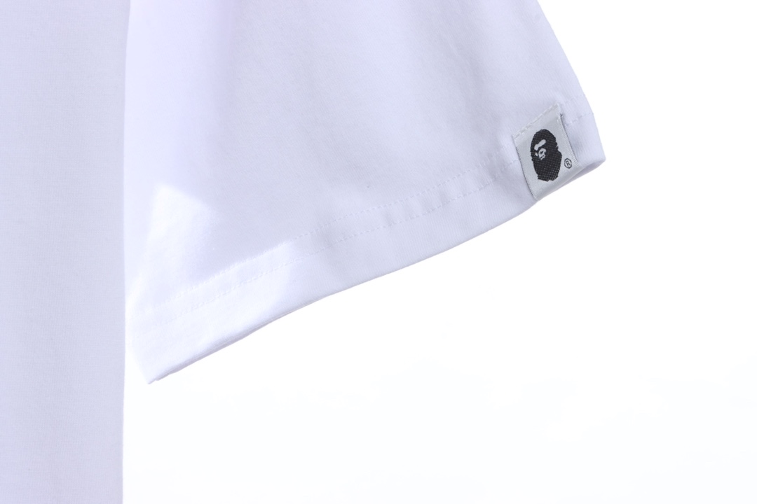 BAPE co-signed UDF camouflage five-bar short sleeves