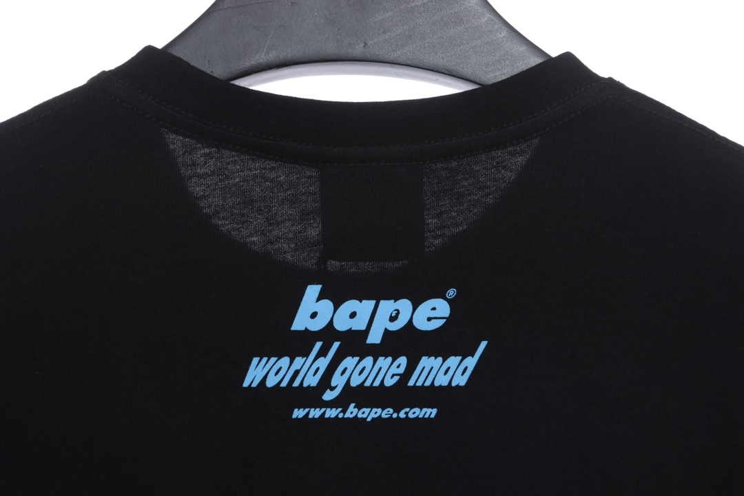 BAPE ape head crazy world series short sleeves