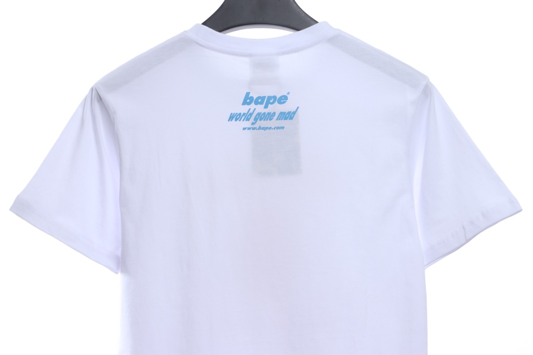 BAPE ape head crazy world series short sleeves