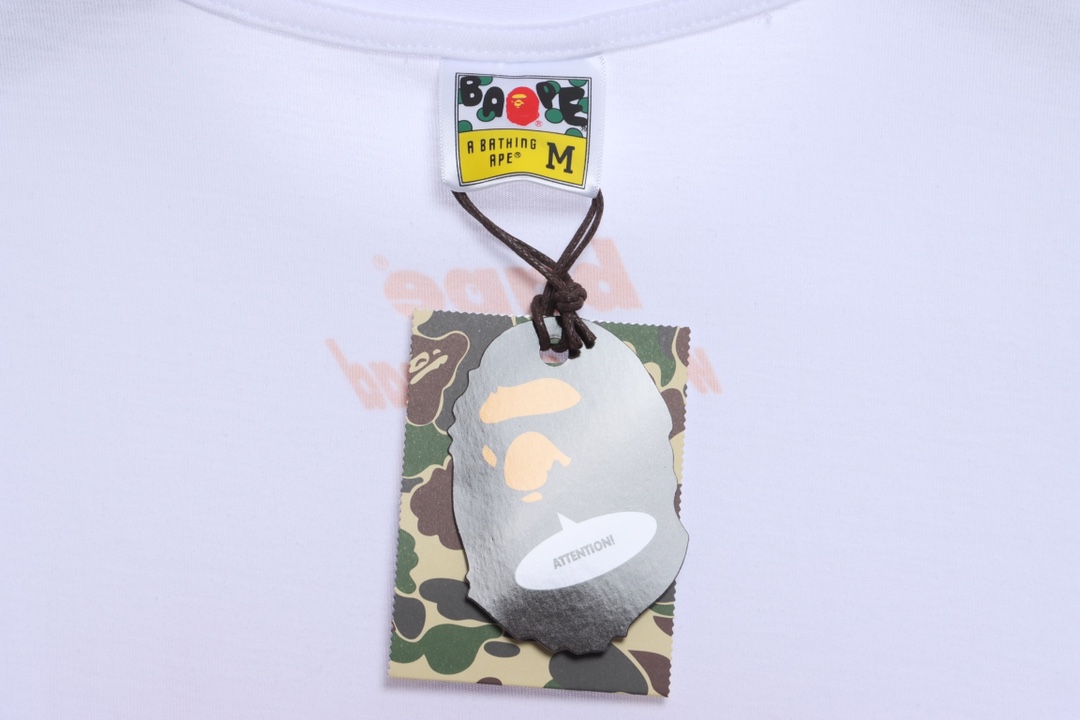 BAPE ape head crazy world series short sleeves