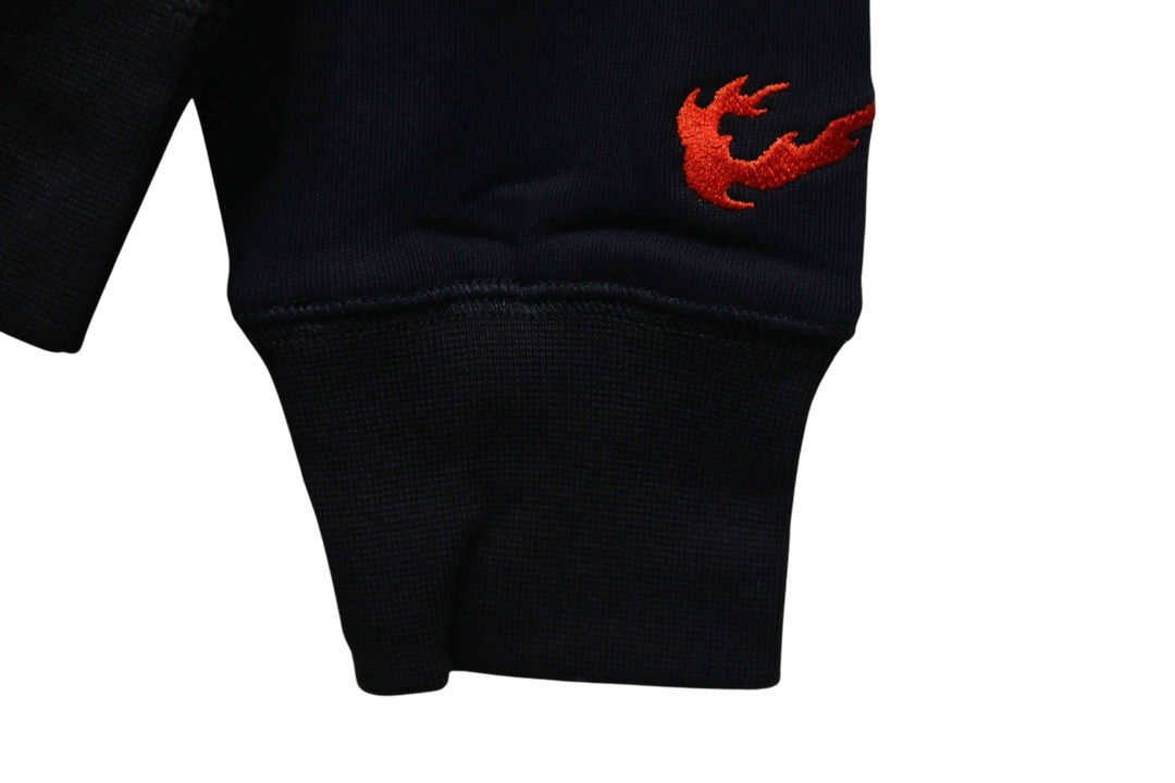 NK 3M reflective graffiti print giraffe sweater pullover