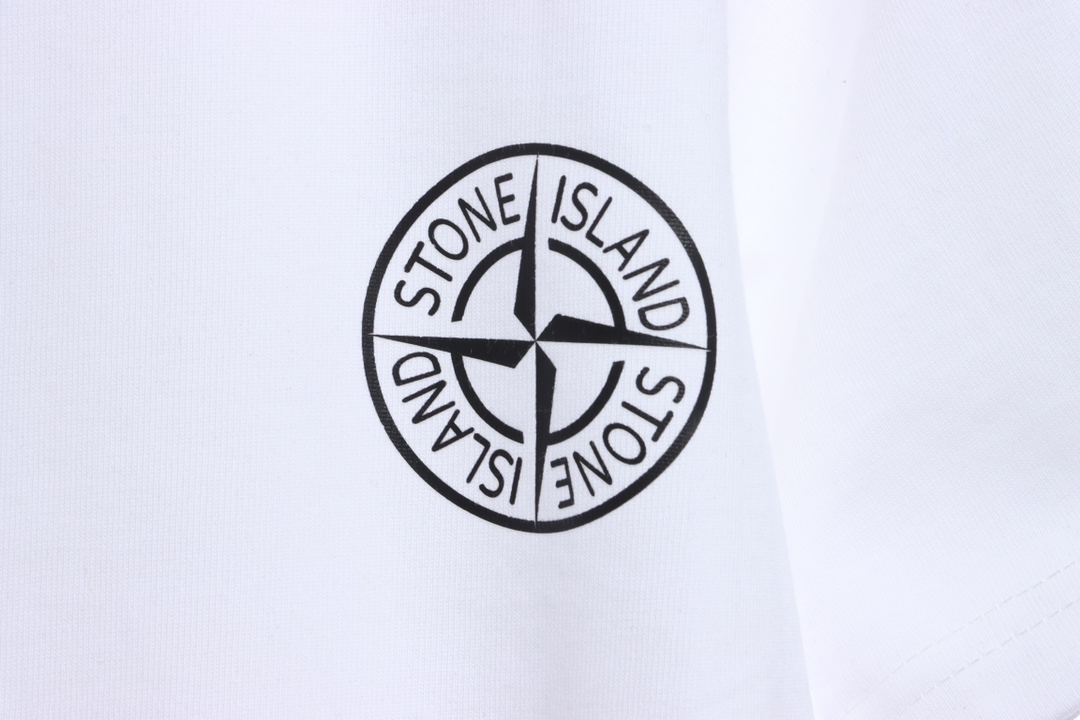 Stone Island Mechanical Compass Print Short Sleeve