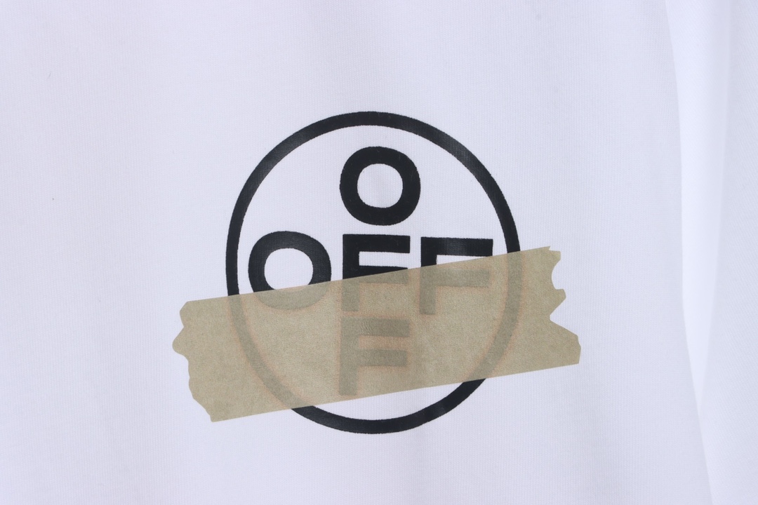 OW tape arrowhead printing short sleeves