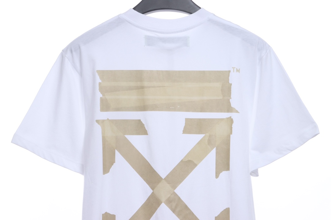 OW tape arrowhead printing short sleeves