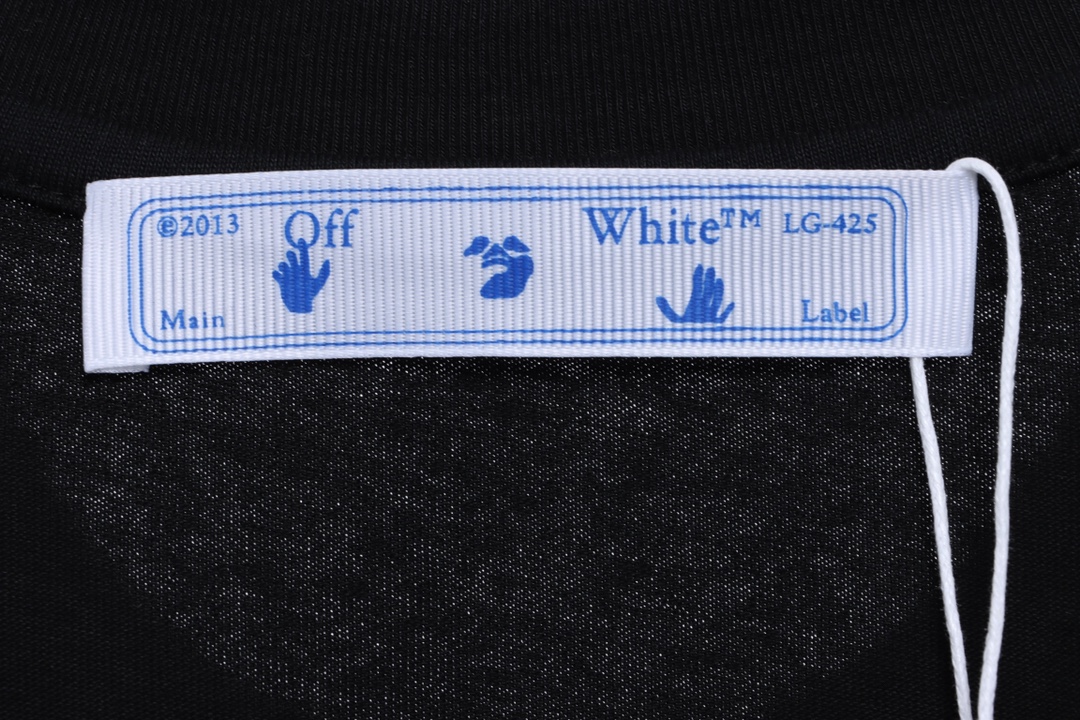 OW logo red graffiti arrow skull short sleeves