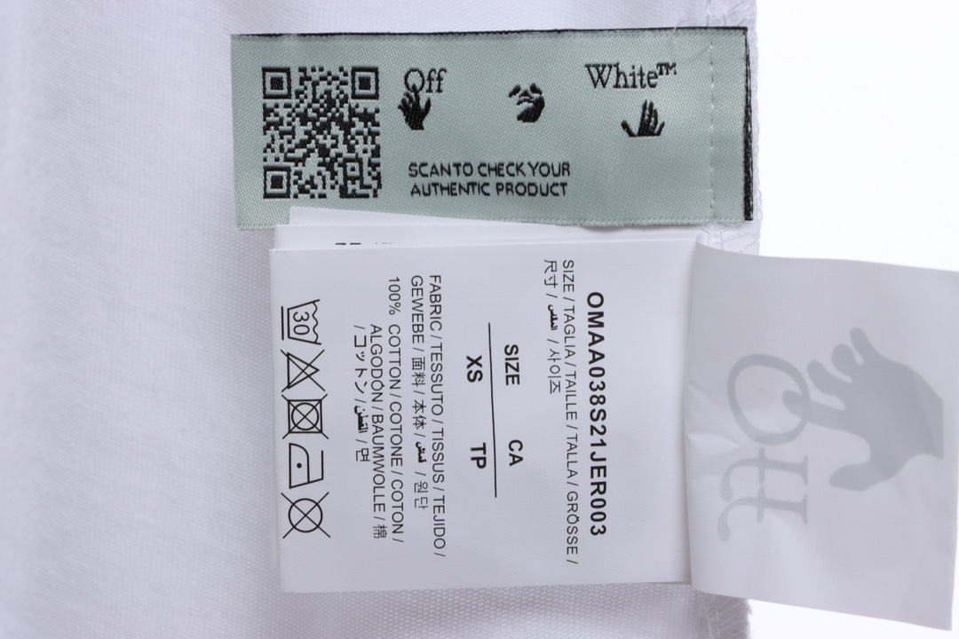 OW Environmental Protection Ink hand-painted graffiti short sleeves