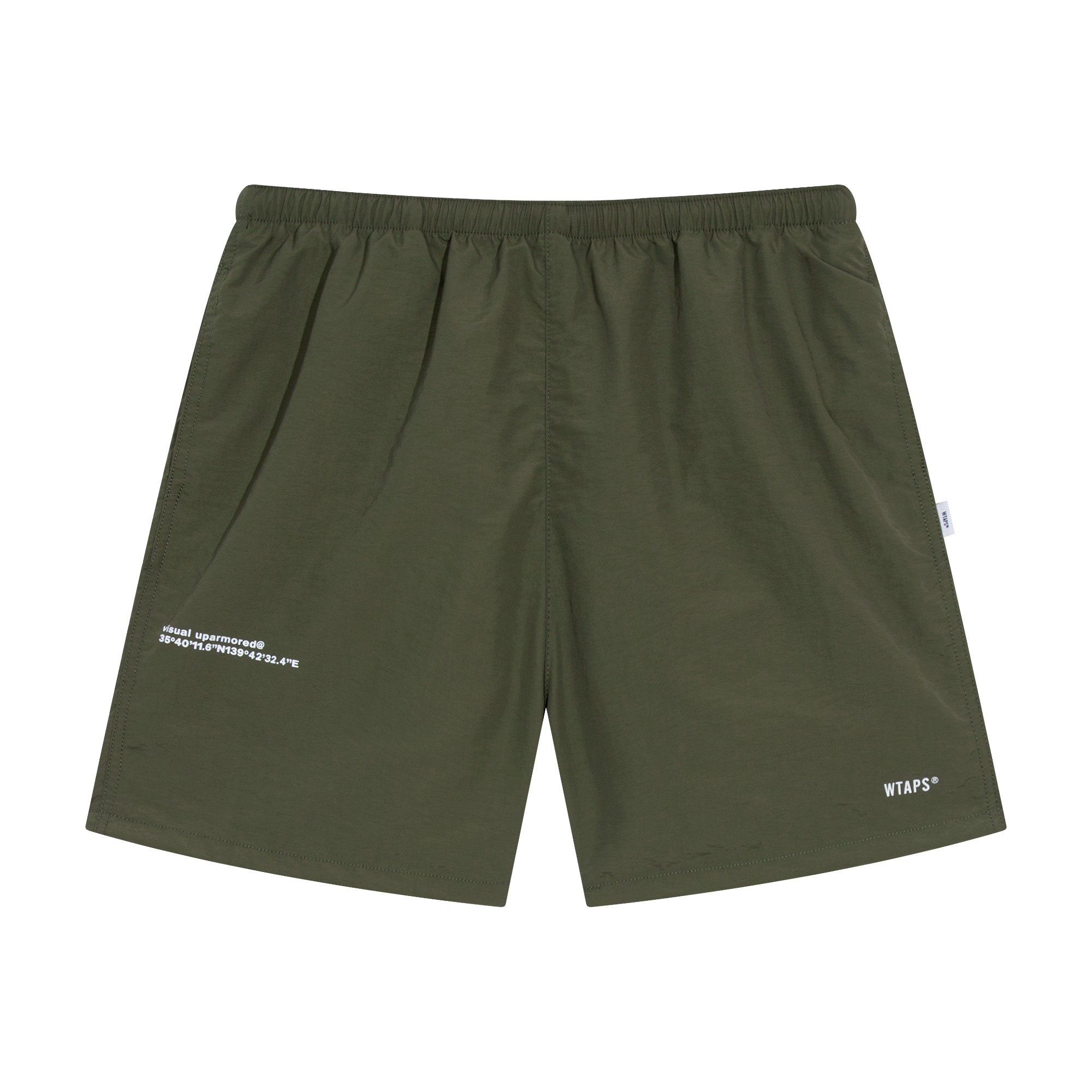 WT@PS Japanese nylon quick-drying rope casual loose beach shorts