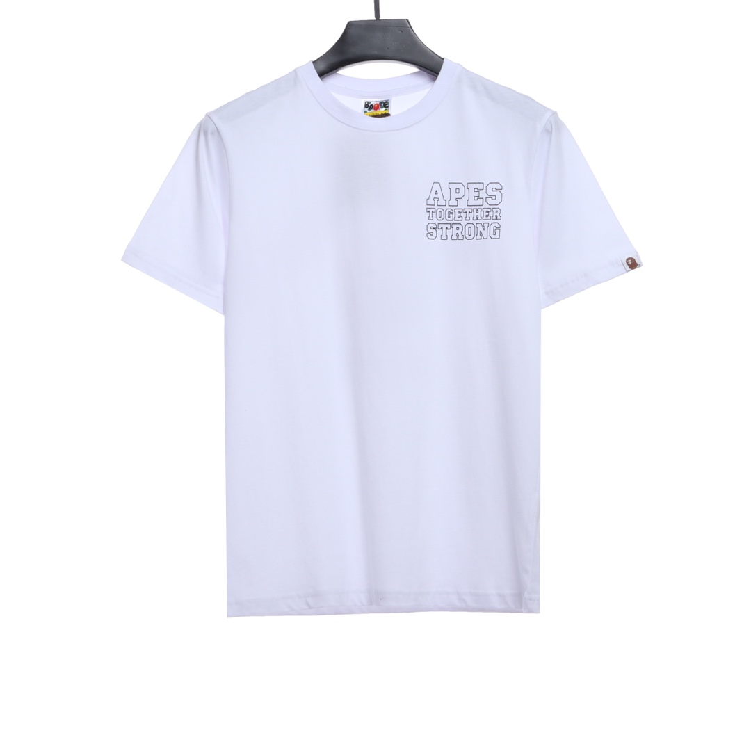 BAPE colorful camouflage printing short sleeves